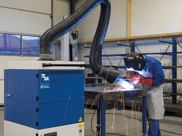 Equipement d'aspiration et filtration industriel du fabricant Teka partenaire de Supratec Enomax